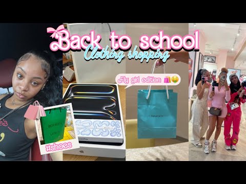 Back To School Clothing Shopping *2024* kurt geiger, bottega, pop-up shops || Ra’Mariah Alexia