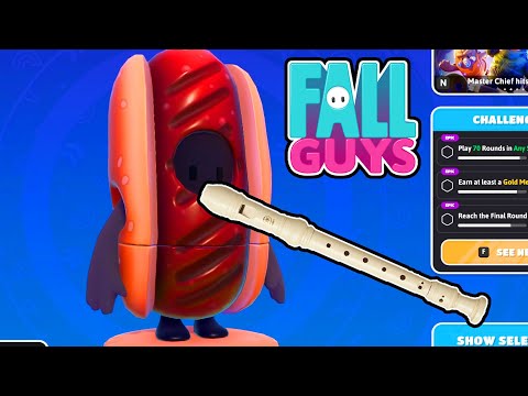 FALL GUYS THEME CRAPPY RECORDER COVER