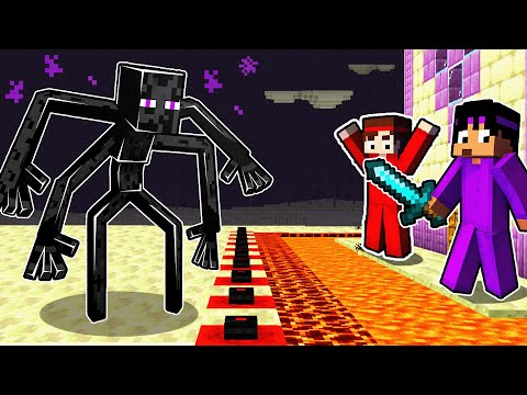 Mutant Enderman vs Most Secure END HOUSE! (Minecraft)