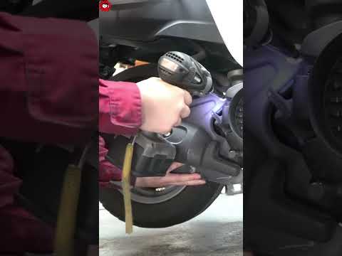 #Shorts｜[YAMAHA GEAR] How to remove the rear wheel tire from the car body｜ヤマハギアのリアホイールタイヤ・車体からの外し方