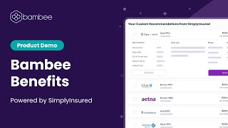 Explore Affordable Healthcare with Bambee Benefits – Product Demo