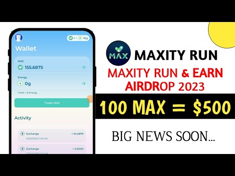 CLAIM 100 MAX TOKEN MAXITY RUN AIRDROP || RUN & EARN MAXITY AIRDROP INSTANT WITHDRAW