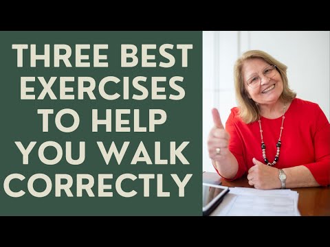 Seniors: The 3 BEST Exericises to help you WALK Correctly