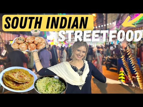 FIRST TIME TRYING SOUTH INDIAN STREETFOOD at VV PURAM STREET! ▹JenniJi