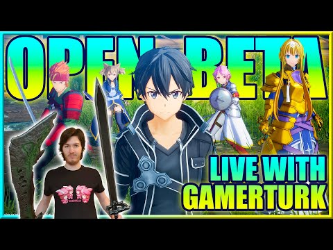 LINK START! Sword Art Online Fractured Daydream Open Beta with Gamerturk!