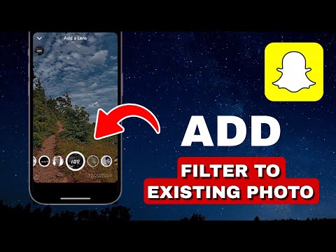 How To Add Snapchat Filter To Existing Photo (UPDATED METHOD)