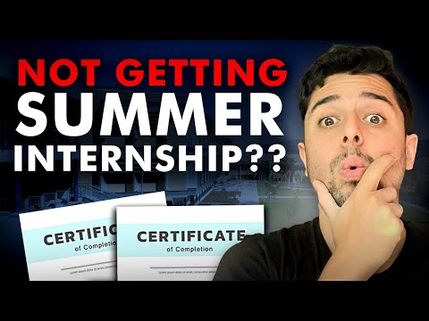 Not Getting A Summer Internship?? MUST Watch Video