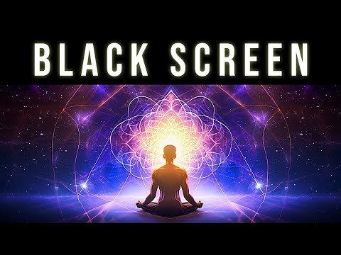 Manifest What You Want Into Your Life | Law Of Attraction Black Screen Manifestation Sleep Music