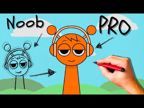 Draw Sprunki OREN (Orange): Fun INCREDIBOX Tutorial for Kids! 🎨🍊