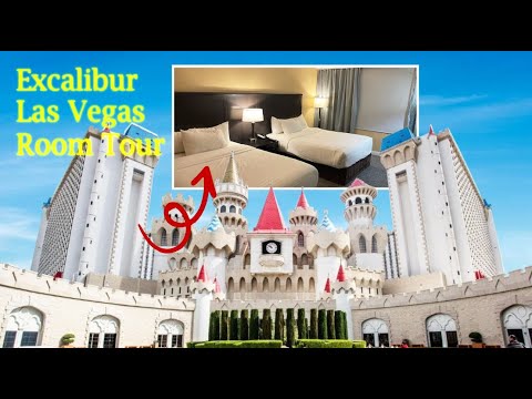 Excalibur Hotel Resort Las Vegas: Tower Two Queen Room Tour 🇺🇲