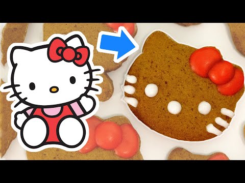 I Turned Hello Kitty into Gingerbread Cookies!