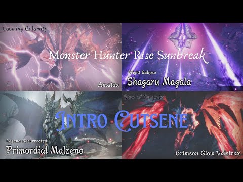 Monster Hunter Rise and Sunbreak | All Monster Intro Cutscene