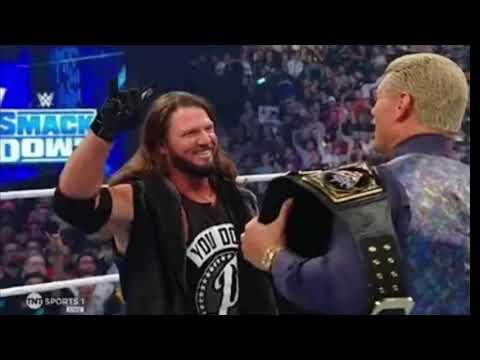 Aj styles slapped Cody Rhodes