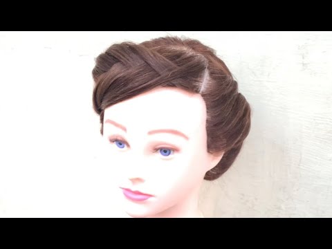 Beautiful layered Design Bun Hairstyle with Easy Trick