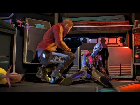 Wounded Nebula Dies on Milano (Peter Quill & Gamora | Guardians of the Galaxy | Telltale Games)