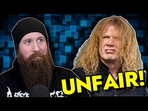 Dave Mustaine Says Music Fans Are Being UNFAIR...