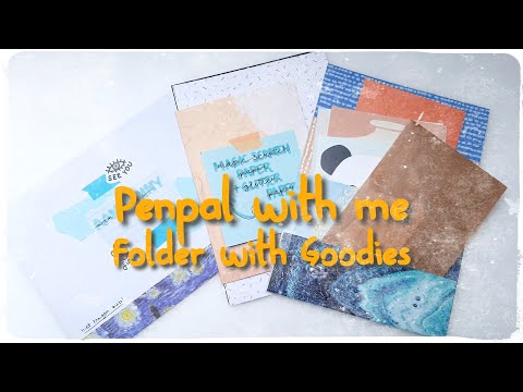 Penpal with me #3 | Folder with Goodies | ThisizReneesworld