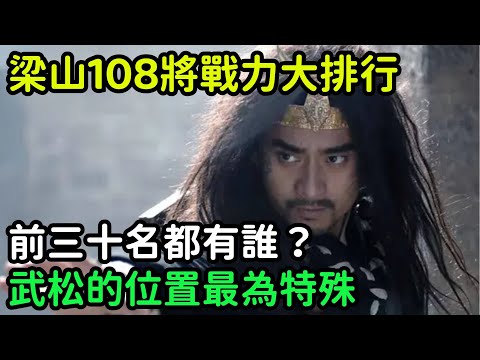 梁山108將戰力大排行，前三十名都有誰？武松的位置最為特殊【小菲扒歷史】 #歷史#歷史故事 #古代曆史#歷史人物#史話館#歷史萬花鏡#奇聞#歷史風雲天下#水滸傳