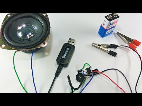 Amplifier – Make amplifier ( LM 386 ic ) With Bluetooth Receiver