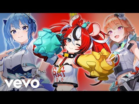 【Hololive Remix】 星街すいせい x Takanashi Kiara x Hakos Baelz (Official Music Video)【ホロライブ】