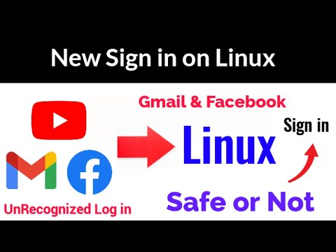 New Sign in on Linux | Safe or Not