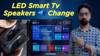 Led Smart tv Sound Problem Fix | How to Charge Led Smart tv Speakers 🔊 | Repair Led Smart tv