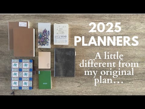 2025 PLANNERS // Hobonichi, PlannerMonkeyCo #plannerlineup #plannersetup