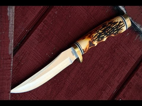 Legendary Uncle Henry 153UH Golden Spike Knife -- Best Hunting/Survival Fixed Blade Knife