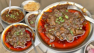 मुँह में पानी ला देनें वाला MUTTON MASALA, बकरें की CHAAP और MAGHAZ साथ AMRITSAR KULCHA| NONVEG FOOD