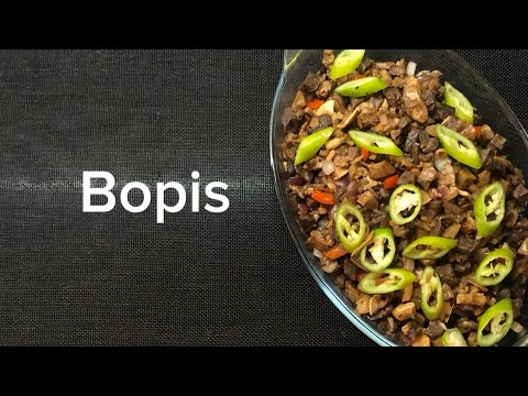 Masarap na luto sa Bopis (A Filipino Cuisine)