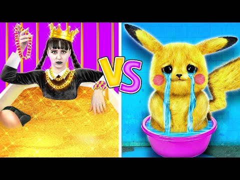 My PIKACHU in JAIL! Extreme HACKS and CHALLENGES in DETENTION from POKEMON by La La Life Emoji