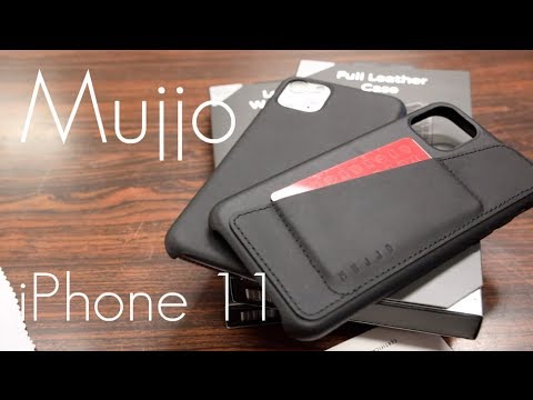 Mujjo Genuine FULL LEATHER Case / Wallet Case - iPhone 11 Pro / MAX - Hands on Review