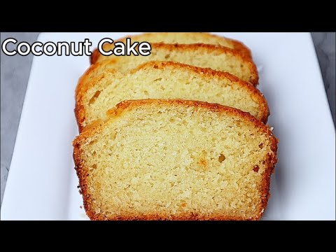 Eggless coconut cake for beginners| Eggless Coconut Cake| coconut cake without eggs