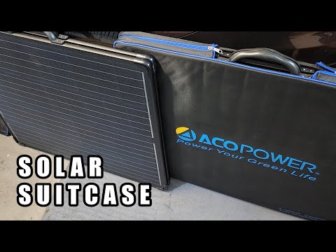 ACOPOWER 200W Solar Suitcase Folding Solar Panels