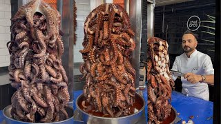 OCTOPUS SHOW 🐙 by CHEF BROS faruk GEZEN and mehmet GEZEN 👌👍