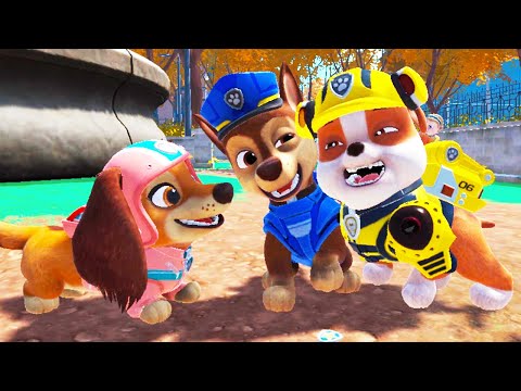 PAW Patrol The Movie - Adventure City Calls - The Great Storm Rescue -Liberty, Chase, Skye, Rubble