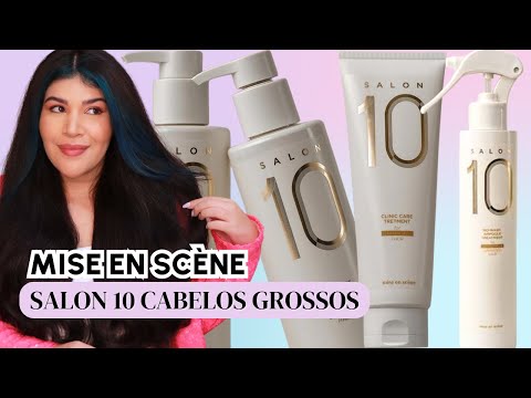 🤎MISE EN SCÈNE SALON 10:Tratamento de 10 segundos para cabelos GROSSOS extremamente danificados