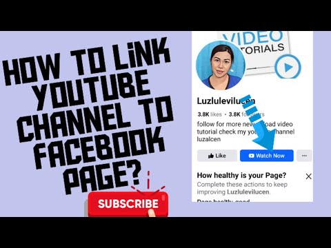 How to add link youtube channel to facebook page #howtoaddlink #youtubechannel #facebookpage