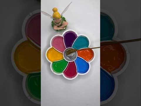 Silver VS Colors ...Satisfying color mixing #mixcolor #satisfying