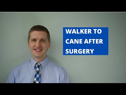 Switch from Walker to Cane after Knee Replacement