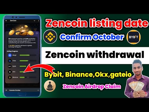 zen coin airdrop listing date। Zencoin Airdrop kab ayega। Zen coin toke price prediction। Zencoin