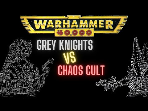 40k 2nd Ed Scenario: Grey Knights Vs Chaos Cult