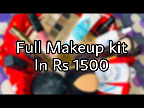 FULL MAKEUP KIT In Rs.1500👍🏻अपना मेअकप कींट खरीदे सिर्फ १५०० में🤩