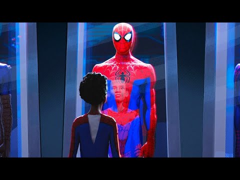 Miles Morales Becomes Spider-Man Scene - Spider-Man: Into the Spider-Verse (2018) Movie CLIP 4K .