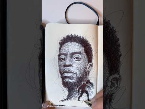 RIP Legend Chadwick Boseman🕊️ Who should I draw next? #drawing #blackpanther #chadwickboseman #art