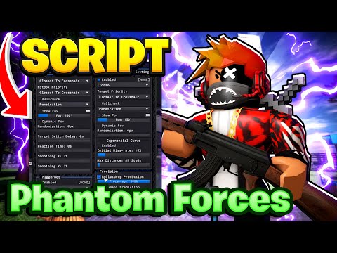 PHANTOM FORCES SCRIPT HACK PASTEBIN 2024  | AIMBOT + INF AMMO + UNLOCK ALL