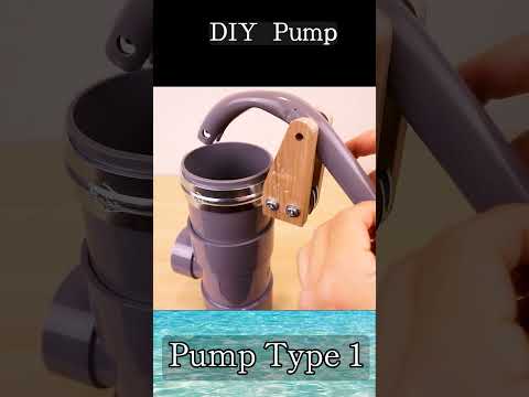 【DIY】PVCポンプの作り方  ★Ⅰ型★   #shorts #diy #pump #water pump