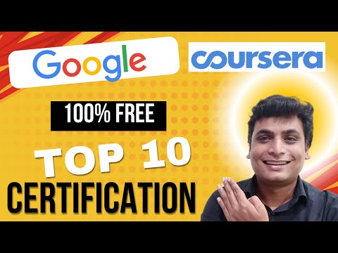 *Top Ten* 100%  Free Google Coursera Certification ! Google IT Professional Courses 100% Free