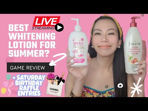 🔴MABISANG WHITENING LOTION BA HANAP MO? || ALAM NA THIS !OH DIBA! || BIRTHDAY RAFFLE ENTRIES