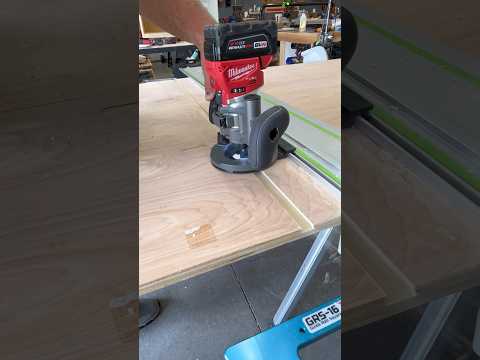 Pesky rabbet! #asmrsounds #router #woodworking